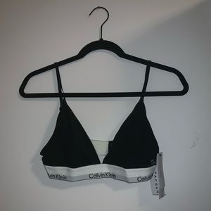 Calvin Klein Triangle Bralette (New w/ Tags)